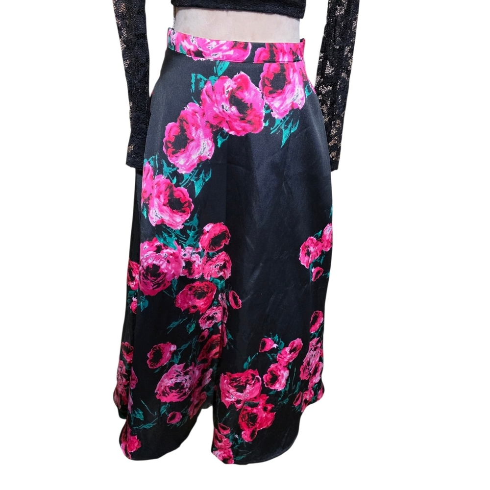 B Darlin Black and Pink Skirt With  Lace Top EUC - Picture 14 of 16